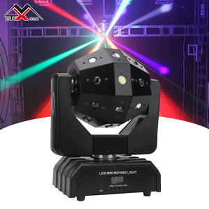 Éclairage rotatif pour discothèque et bar, 120W, 16 LED RGBW de 3W, projecteur de scène mobile en forme de petit <span class=keywords><strong>cube</strong></span>, IP33, DMX512, CRI90 - Product Image 4
