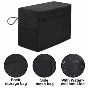 Housse de machine à coudre avec poches de rangement pour accessoires et poignée latérale, housse anti-poussière pour machine à coudre compatible avec la plupart des modèles standard - Product Image 2