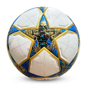 Ballon de football professionnel thermocollé de haute qualité, stock usine, <span class=keywords><strong>Ligue</strong></span> <span class=keywords><strong>des</strong></span> <span class=keywords><strong>Champions</strong></span> 2026, nouveau modèle, taille 5, logo original uni - Product Image 1
