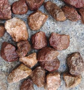 Cao đánh bóng màu đỏ đá tự nhiên sụt giảm sỏi không độc hại bền thân thiện với môi hình dạng hình bầu dục cảnh quan cobbles & sỏi - Product Image 6