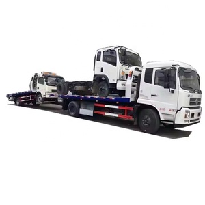 Dongfeng DTU Tilt Tray Wrecker Tow Truck Diesel Fuel Manual Transmission New Condition Capable de remorquer 3 petites voitures - Product Image 2