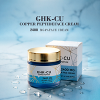 Private label biologische veganistische blauwe koperpeptide ceramide anti-aging herstellende GHK-Cu gezichtscrème 50ml geschikt voor vrouwen