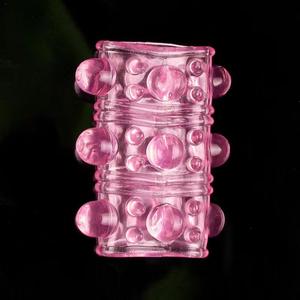 Anillo para Pene de Látex Natural para Hombre, Funda para Pene con Partículas Grandes, Condón de Cristal con Púas de Forma Especial, Multicolor - Product Image 4