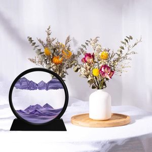 7 "3D mobile sable Art photo paysages <span class=keywords><strong>de</strong></span> sable la <span class=keywords><strong>carte</strong></span> <span class=keywords><strong>de</strong></span> sable dynamique relaxant bureau décor à la maison Quicksand peinture - Product Image 5