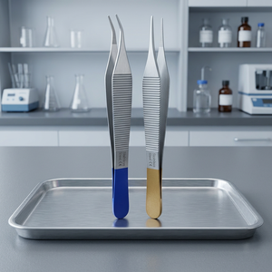 Ensemble de pinces chirurgicales professionnelles pour la manipulation précise des tissus, en acier inoxydable de qualité médicale, kit d'instruments réutilisables - Product Image 3
