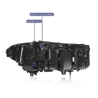 Luces Delanteras para Auto YX All-Weather 6000K para BMW Serie 5 G30 G38 2018-2020, 12V, Carcasa Impermeable de ABS, Plug+Play, Actualización