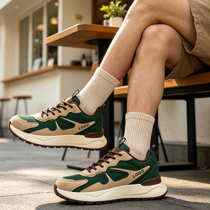 Produttore di Scarpe Sportive Casual da Uomo OEM ODM, Design Personalizzato, Sneaker con Suola Ammortizzante Resistente agli Urti - Product Image 3