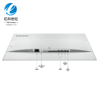 Moniteur d'Ordinateur Portable de Bureau Lenovo L27Q-4A 27 Pouces IPS 100Hz 350nits QHD 2K Écran 2*3W Haut-parleurs +DP 99%sRGB 90% DCI-P3