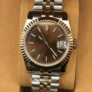 Men's <b>Automatic</b> Stainless Steel Mechanical Watch Business Calendar <b>Wristwatch</b> with NH35 Movement Fashion Style - Product Image 3