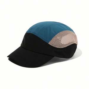 Gorras de Béisbol de Secado Rápido, Impermeables, con Visera de Lengua de Pato, 5 Paneles, Combinación de Colores, Malla Transpirable para Exteriores, Logotipo Personalizado - Product Image 5
