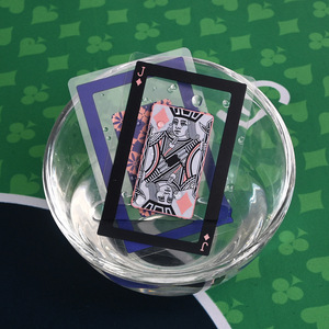 Cartes à jouer en plastique PVC transparent à bordure creuse, haute résistance, anti-pliage, lavables, créatives, pour <span class=keywords><strong>poker</strong></span> de table en tournoi en intérieur - Product Image 3