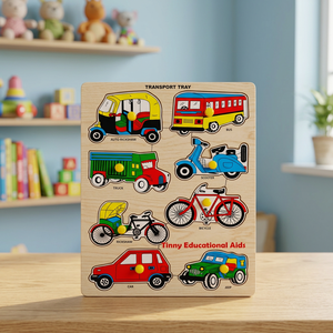 TINNY EDUCATIONAL AIDS TE-61 Juego de Rompecabezas de Transporte de Madera Ecológico para Preescolar y Jardín de Infancia - Logotipo Personalizado, Venta al por Mayor Educativa - Product Image 5