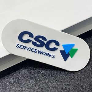 Custom 3D Soft Rubber PVC Silicone Embossed Patch Tag logo for Clothing <b>Transparent</b> PVC Patch Rubber <b>Labels</b> for Sticking - Product Image 3