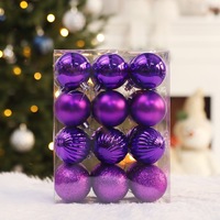 Boules de Noël 2026 écologiques non toxiques, réfléchissantes, brillantes, pigmentées or, argent, rouge, vert, bleu, fabriquées en usine
