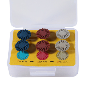 Vente chaude Kit de disques de roue de polissage dentaire RA 2.35mm <span class=keywords><strong>Composite</strong></span> polissage diamant spirale résine flexible pour le blanchiment des dents 6 pièces/boîte - Product Image 4