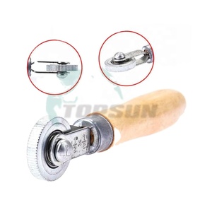 Puncture Repair Tube Tool Car Truck Tyres Wood <strong>Handle</strong> Ball Bearing Tire Tyre Patch Roller <strong>Stitcher</strong> - Product Image 5