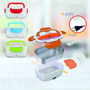 Boîte à lunch chauffante multifonctionnelle portable en acier inoxydable 110V/220V pour la maison, vente en gros SQ02 - Product Image 2