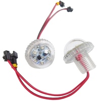 Fete Foraine AC24V 6 titik SMD3535 30mm LED Pixel RGB Terprogram Otomatis dengan Rating IP65 untuk Wahana Hiburan Taman Hiburan