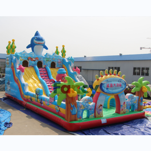 Comentario favorable Parque de atracciones para niños/saltar y tobogán Castillo hinchable/ciudad divertida inflable para niños - Product Image 2