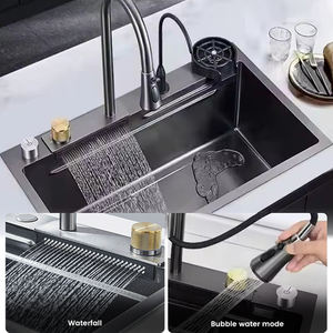 <span class=keywords><strong>Lavello</strong></span> in acciaio inossidabile fatto a mano di nuova tendenza, vano singolo intelligente, <span class=keywords><strong>lavello</strong></span> da cucina protettivo multistrato - Product Image 2