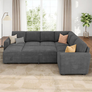 Set Sofa Modern furnitur ruang tamu mewah, 3 kursi, ruang tamu, bagian Modular, tempat tidur Sofa lipat - Product Image 3