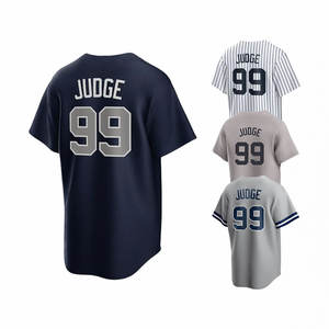 Maglia all'ingrosso Top cucita a buon mercato maglia da Baseball americana #99 aaron giudice - Product Image 5