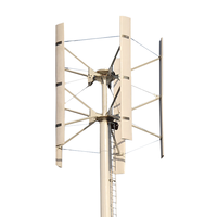 Aerogenerador de Eje Vertical de Alta Potencia de 100kw, Ingeniería Eólica, Generador de Energía Eléctrica