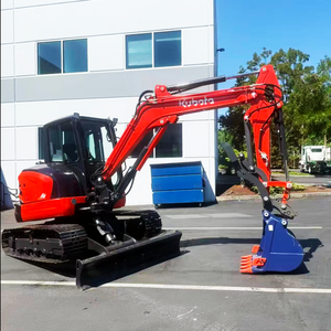 Mini-excavatrice Kubota KX057 d'occasion 100% originale |   Excavatrice sur chenilles d'occasion de 5 tonnes |   Excavatrice Durable à Vendre - Product Image 3