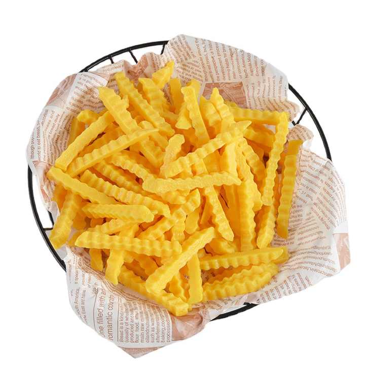 kitchen decor lifelike Fake Food curly fries Display simulate 