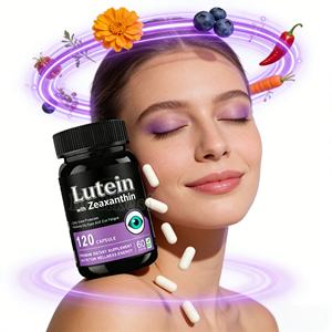 Suplemento Dietético <span class=keywords><strong>de</strong></span> Luteína y Zeaxantina <span class=keywords><strong>de</strong></span> Arándanos OEM en Cápsulas Blandas para la Salud Ocular y el Apoyo Inmunitario, 120 Cápsulas por Botella para Adultos - Product Image 1