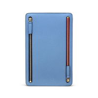 Dompet Panjang Unisex Gaya Nasional Berbahan Kulit Buaya Asli Tipis dengan Logo Kustom Mewah Mount Yanzhi, Dilengkapi RFID, Resleting Poliester, dan Benang Jahit