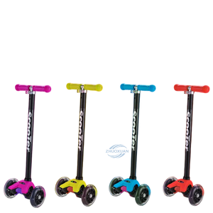 Jouet à roulettes pour tout-petits, anti-rayures, mini, transportable, pour les loisirs en plein air, construction robuste en métal, triple roue - Product Image 2