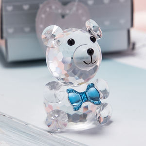 Cadeaux de fête de bébé, ours en cristal de marque pour les invités, cadeaux de baptême pour bébé et cadeaux - Product Image 1