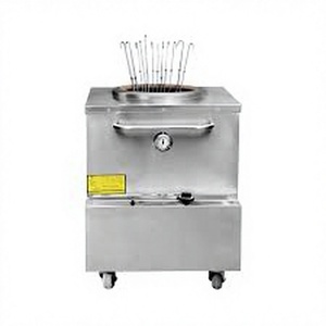 Tandoor en acier inoxydable King International avec alimentation au gaz et électrique Dimensions 30x32x36cm Nettoyage facile - Product Image 1