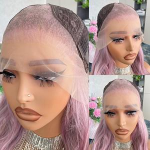 Perruque synthétique longue à ondulations lâches de haute qualité, résistante à la chaleur, bouclée, avec dentelle frontale 13x4 pour femmes, idéale pour les fêtes - Product Image 6