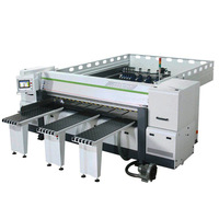 Scie à table automatique pour le travail du bois Scie à faisceau d'ordinateur Machine de scie à panneau de coupe de faisceau de charge arrière CNC