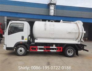 HOWO รถดูดสิ่งปฏิกูลรถดูดสิ่งปฏิกูล5m3 5000L ใช้ใหม่ - Product Image 4