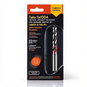 Foret universel en carbure Ttake Ta1004, revêtement Nano TiAlN, forets en carbure 5xD - Product Image 2