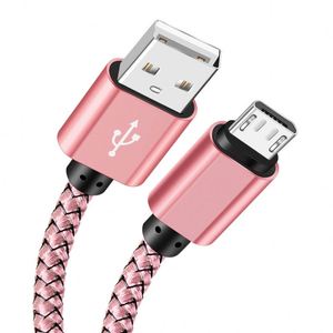 Braided Fast-Charging 1M & 2M Nylon Jacketed USB Cable Micro Ports for Apple <b>Android</b> Type-C Smartwatches Earphones Power Banks - Product Image 6