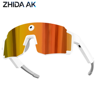 Lunettes intelligentes de cyclisme en plein air avec caméra 8MP pour l'enregistrement et la prise de photos, traduction IA pour écouter de la musique