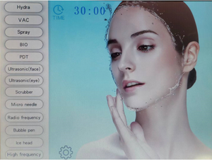 เครื่องพ่นออกซิเจนแรงดันสูง Aquasure 14-in-1 สำหรับการผลัดเซลล์ผิว ฟื้นฟูผิวหน้า ด้วยระบบ Dermabrasion และ Aqua Bubble สำหรับใช้ในเชิงพาณิชย์ - Product Image 5