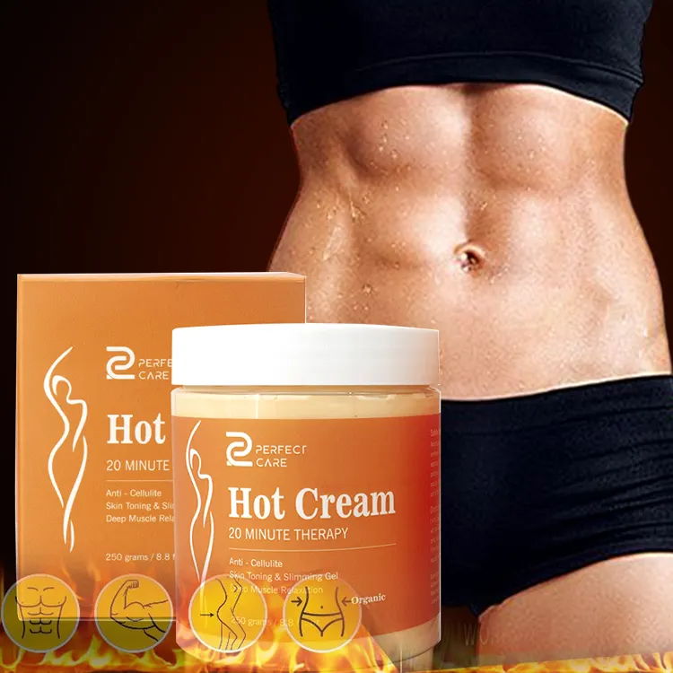Private Label Weight Loss For Tummy Face Body Belly Burn Fat Burning Shaping Waist Hot Slimming Cellulite Cream