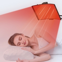 Panneau de luminothérapie rouge corps entier avec support, 660nm 850nm, dispositif de photothérapie LED infrarouge proche pour les soins de la peau et le soulagement de la douleur à domicile