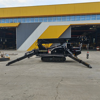 Fournitures d'usine : grues araignées sur chenilles de 3 tonnes, moteur, capacité de 12 tonnes, rayon d'action de 19 m, élévateurs aériens portables