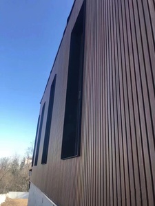 Phong cách Châu Âu rãnh WPC không thấm nước chống cháy ngoài trời tường ốp gỗ bền nhựa composite 3D Bảng điều chỉnh trang trí chải - Product Image 6