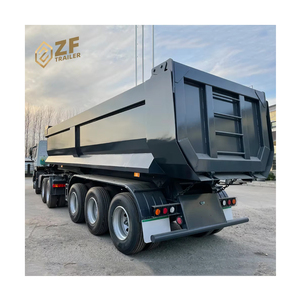 Trung Quốc Heavy Duty Chất Lượng Tốt 25cbm 32cbm U-hình End Phía Sau <span class=keywords><strong>Tipper</strong></span> Dumper Dump Bán Xe Tải <span class=keywords><strong>Trailer</strong></span> Các Nhà Sản Xuất - Product Image 1