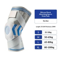 Genouillère de sport à double sangle pour homme, avec soutien de la rotule, protection du ménisque, respirante, pour le cyclisme et les activités sportives