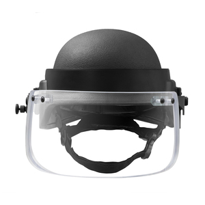 Casco tattico con visiera in vetro di protezione completa visiera di sicurezza per attrezzature di difesa personale - Product Image 2