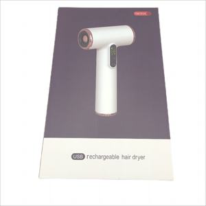 Sèche-cheveux électrique professionnel sans fil haute vitesse rechargeable USB/à piles portable pour la maison, l'hôtel et les voyages avec support - Product Image 6