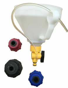 Kit de Embudo Antiderrames para Llenado de Refrigerante del Radiador, Herramienta de Purga del Sistema de Refrigeración para Honda, Toyota, Ford - Product Image 6